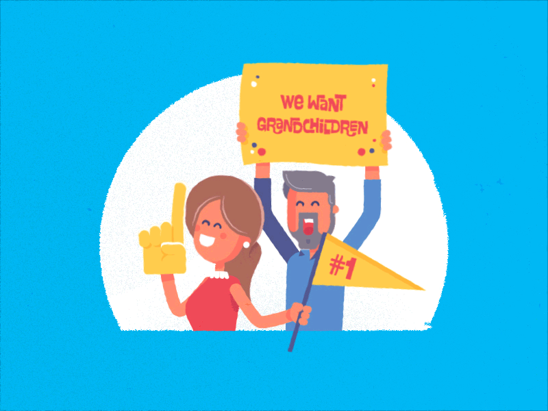JSwipe We Want Grandchildren campaign animation
